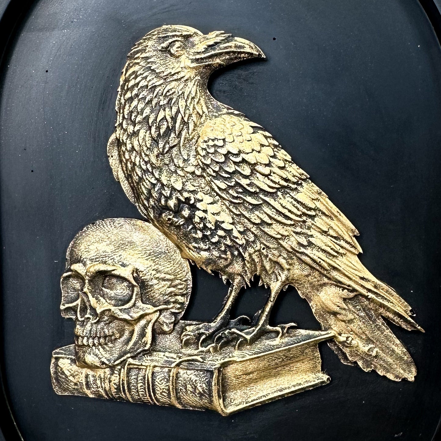 Raven Dark Academia Plaque