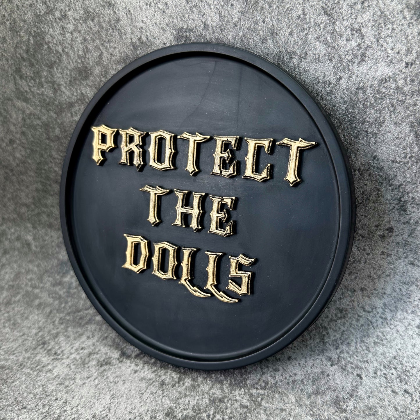 ‘Protect The Dolls’ Gallery Wall Plaque