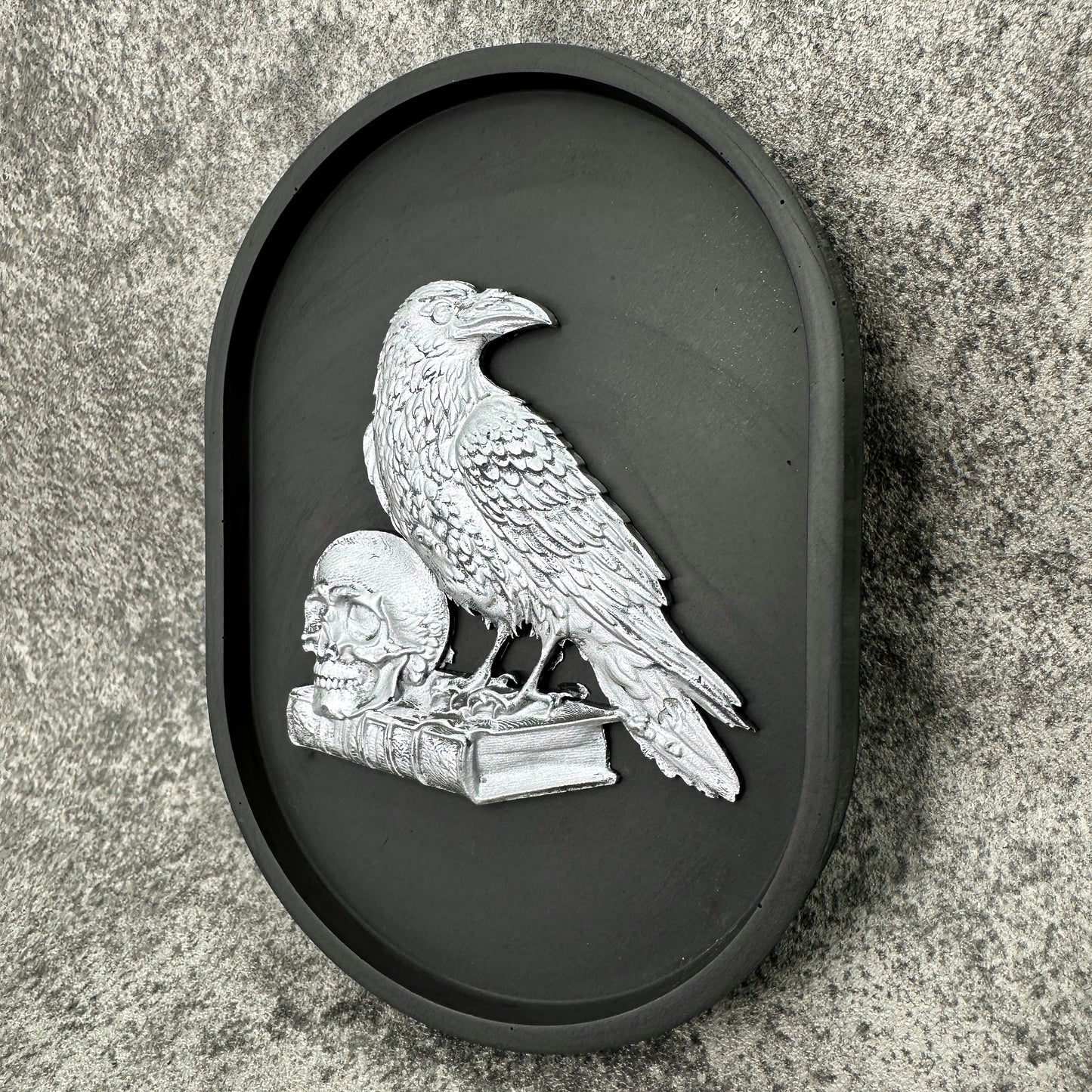 Raven Dark Academia Plaque
