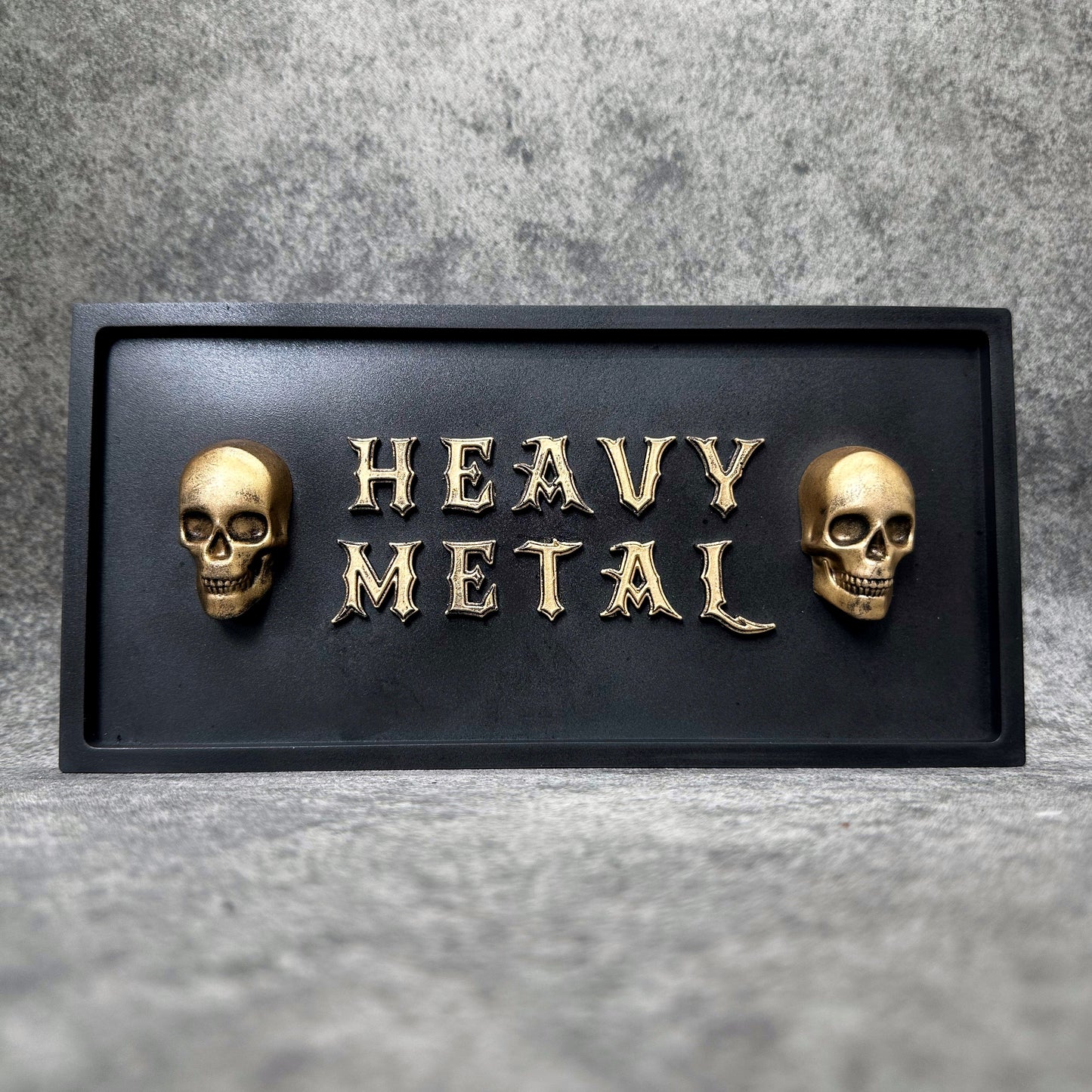 Heavy Metal Wall Plaque