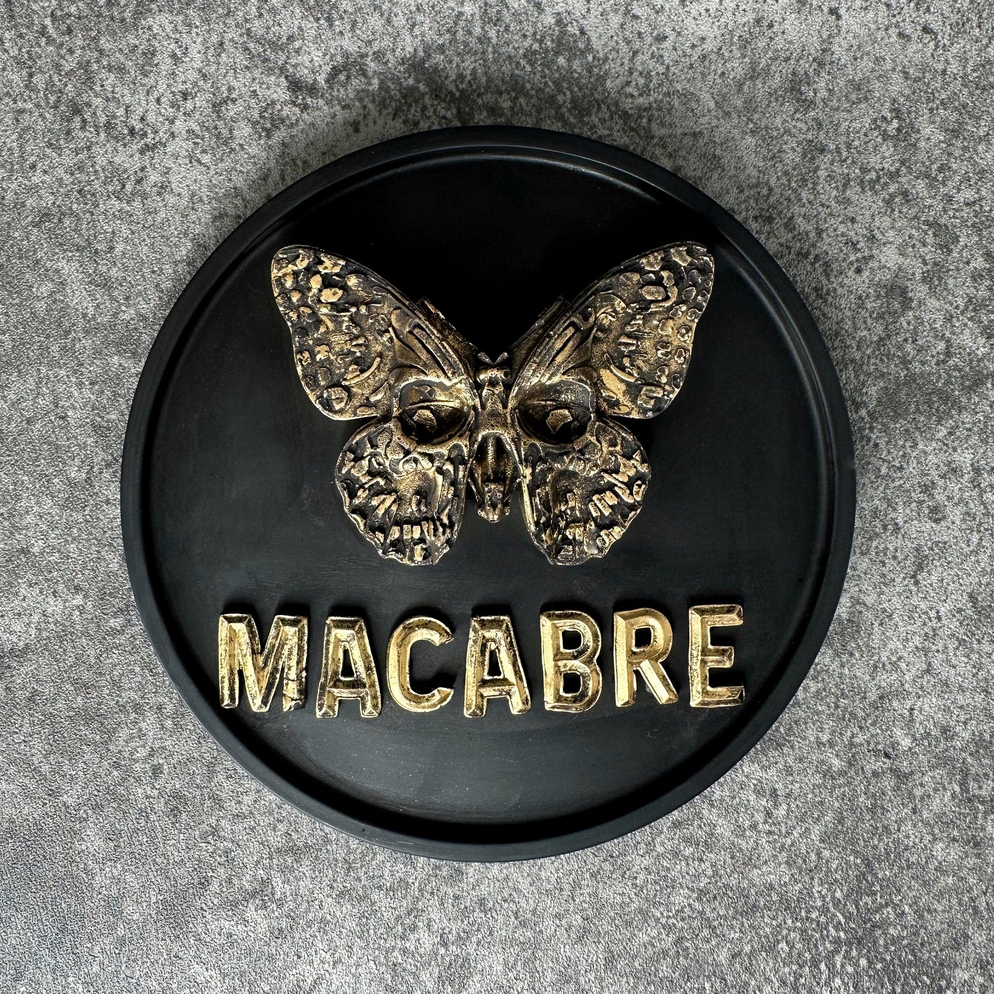 ‘Macabre’ Death Moth Wall Plaque