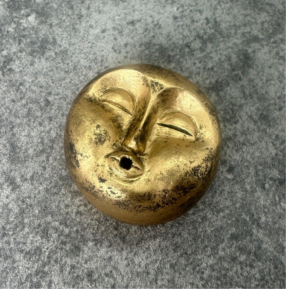 Moon Face Incense Holder