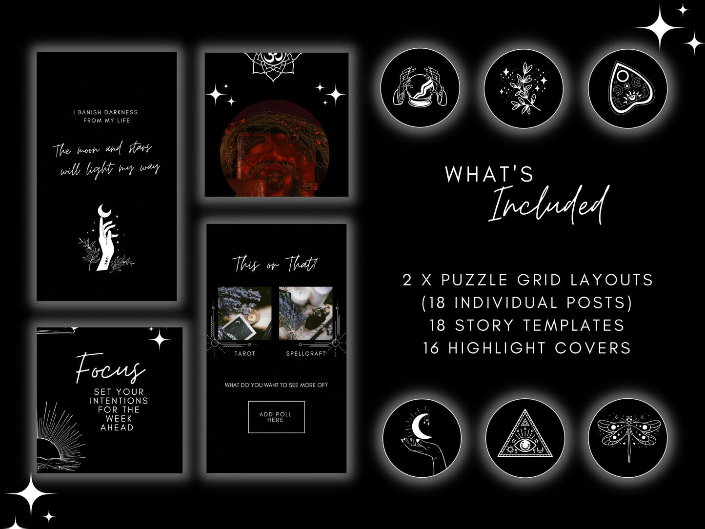 Mystic Instagram Template Kit for Canva