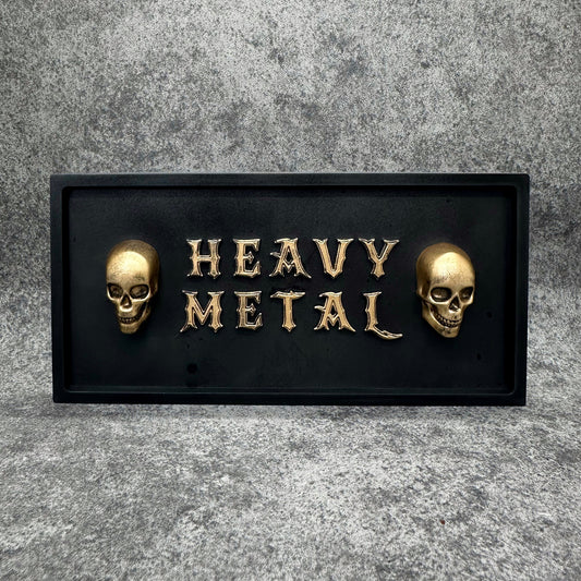Heavy Metal Wall Plaque