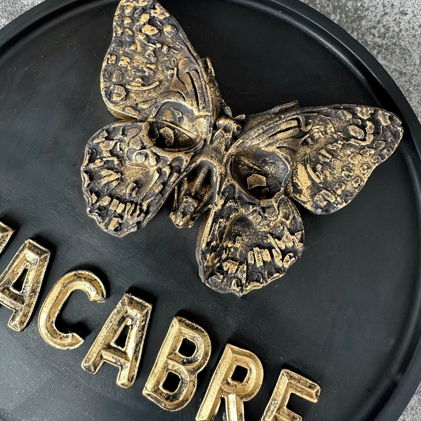‘Macabre’ Death Moth Wall Plaque