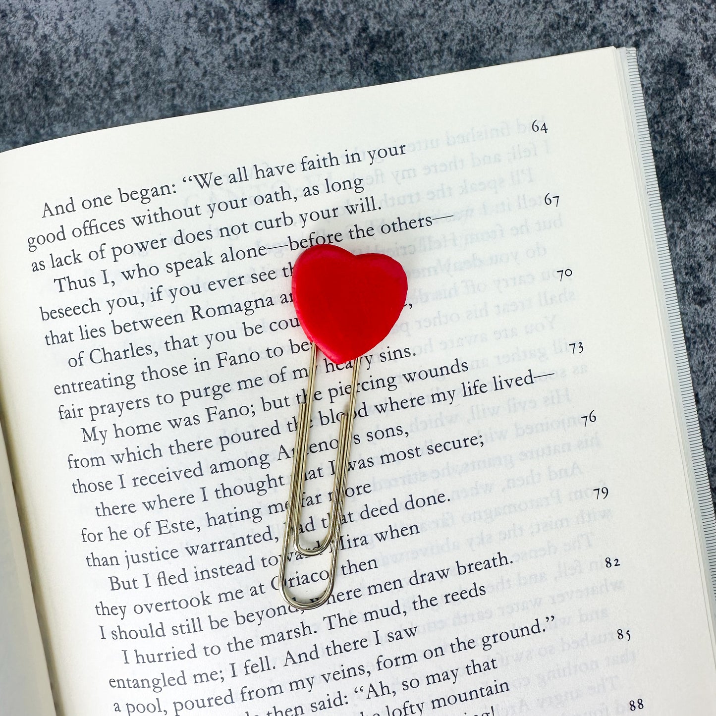 Heart Handmade Bookmark