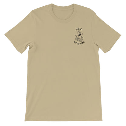 Dead But Well Read Unisex Short Sleeve T-Shirt