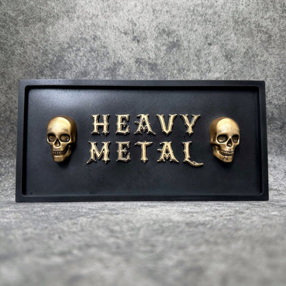 Heavy Metal Wall Plaque