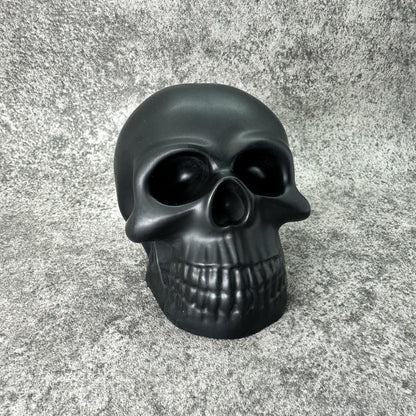 Ceramic Skull Paperweight Ornament