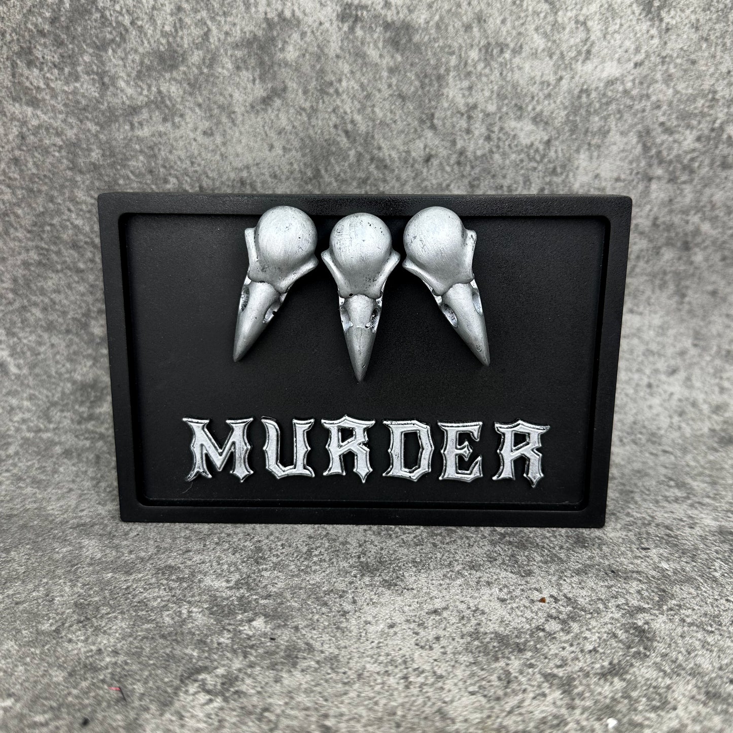 Murder Gothic Wall Plaque