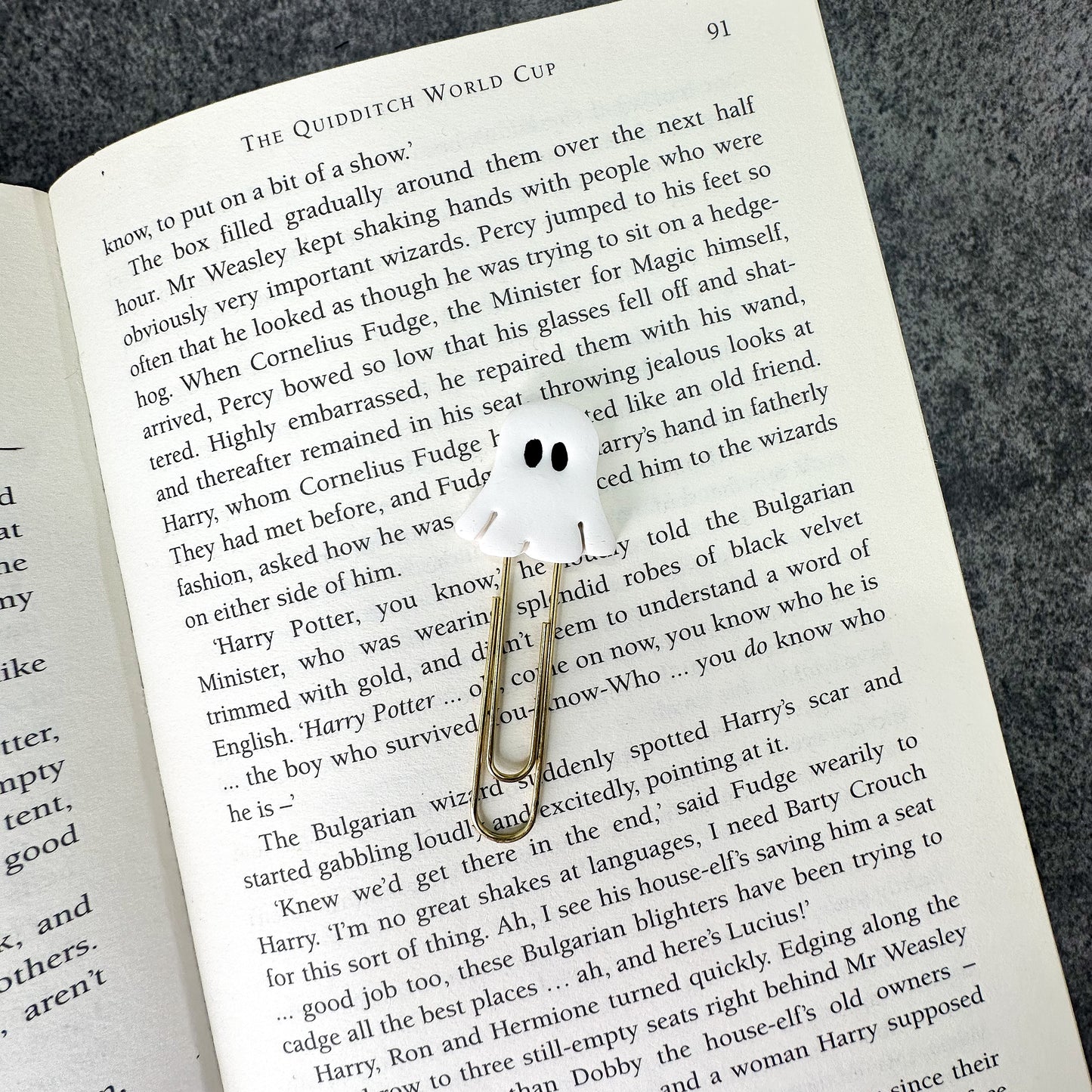Cute Ghost Handmade Bookmark