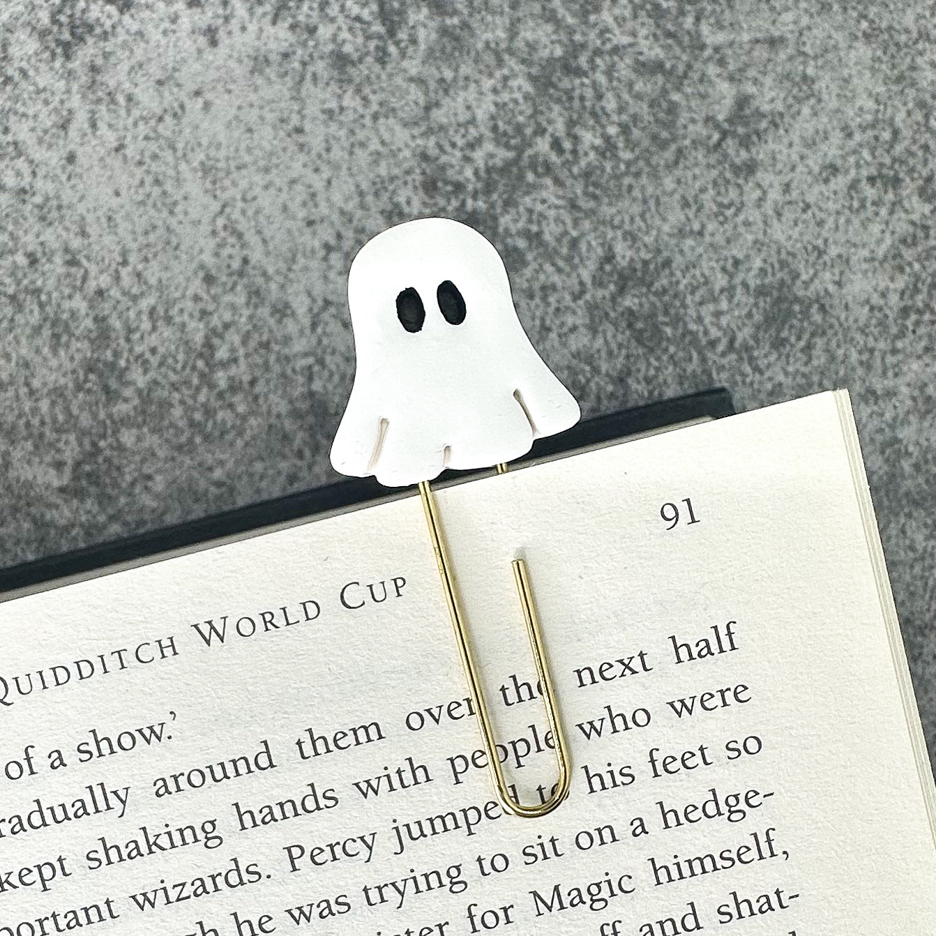 Cute Ghost Handmade Bookmark