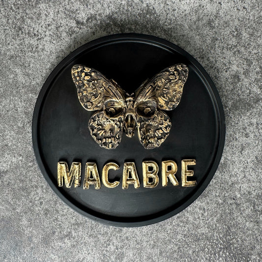 ‘Macabre’ Death Moth Wall Plaque