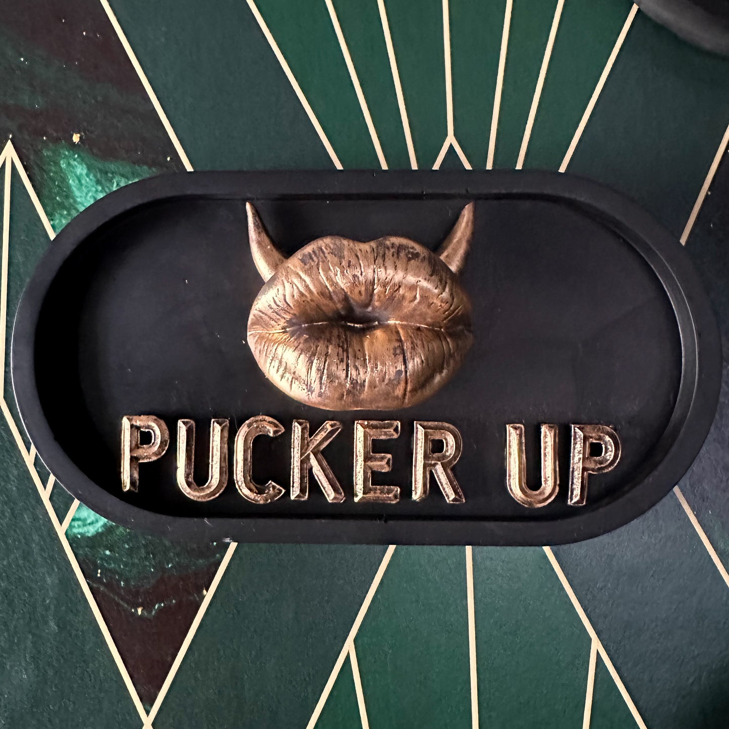 ‘Pucker Up’ Gothic Wall Plaque