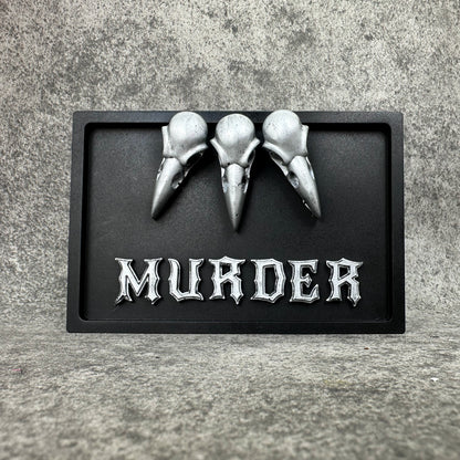 Murder Gothic Wall Plaque