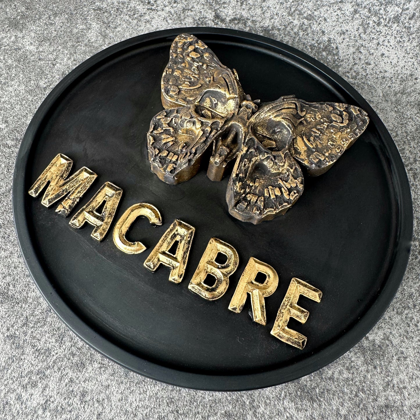 ‘Macabre’ Death Moth Wall Plaque