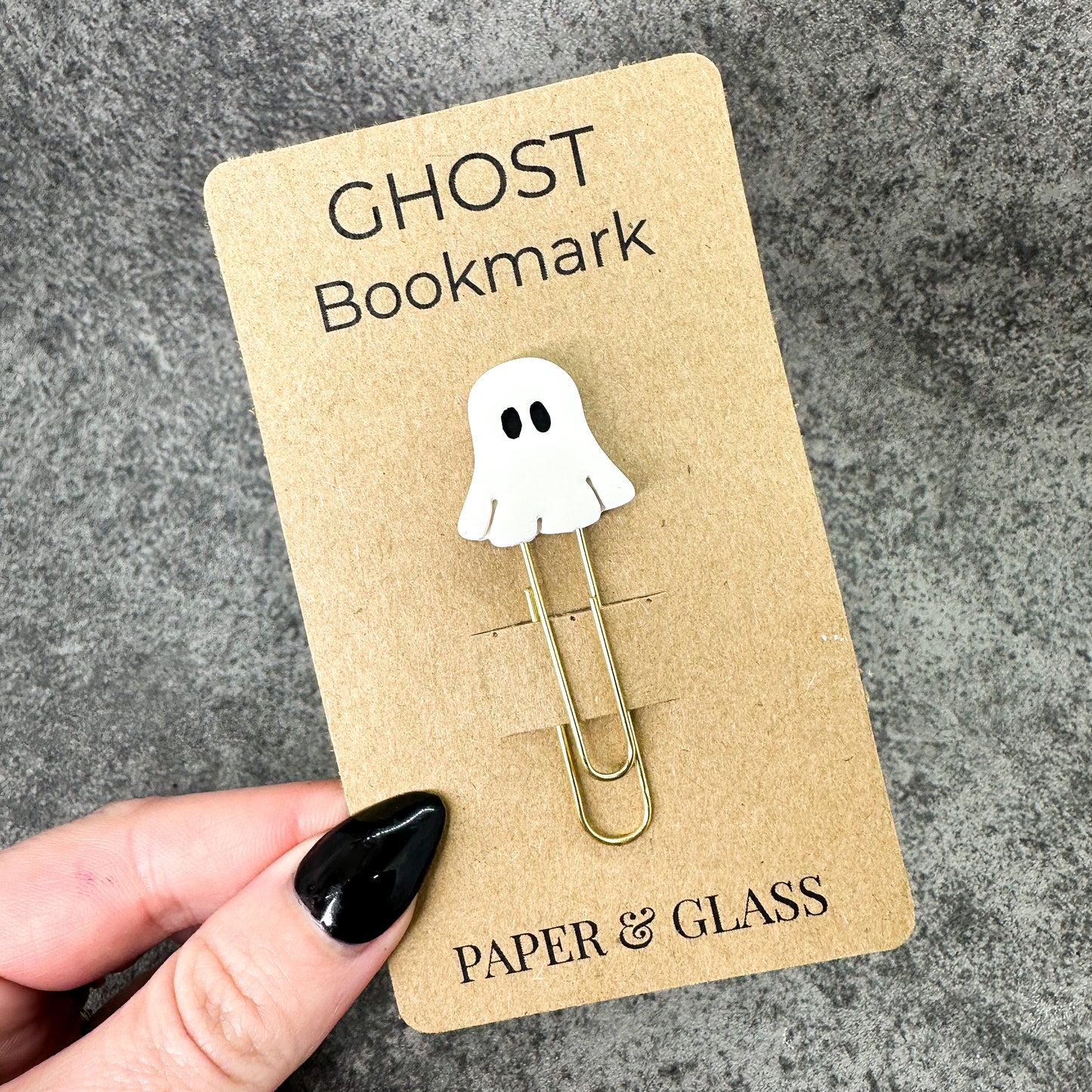 Cute Ghost Handmade Bookmark