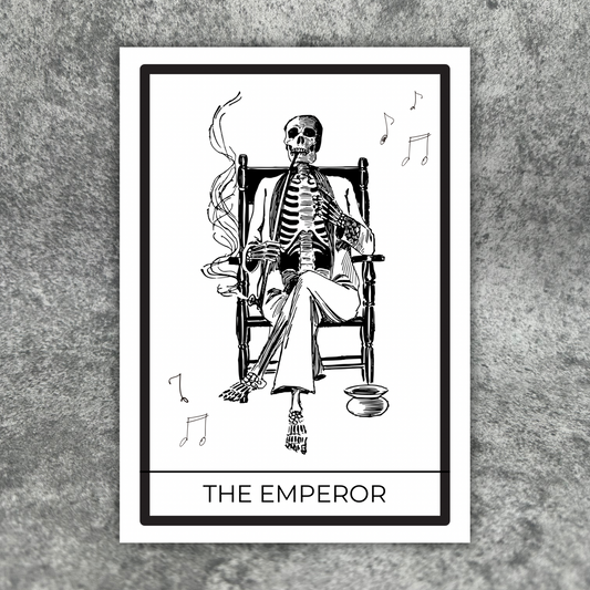 The Emperor Tarot Card Print A4/A5