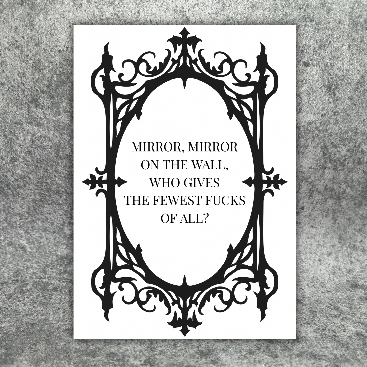 Mirror, Mirror A4/A5 Gothic Art Print