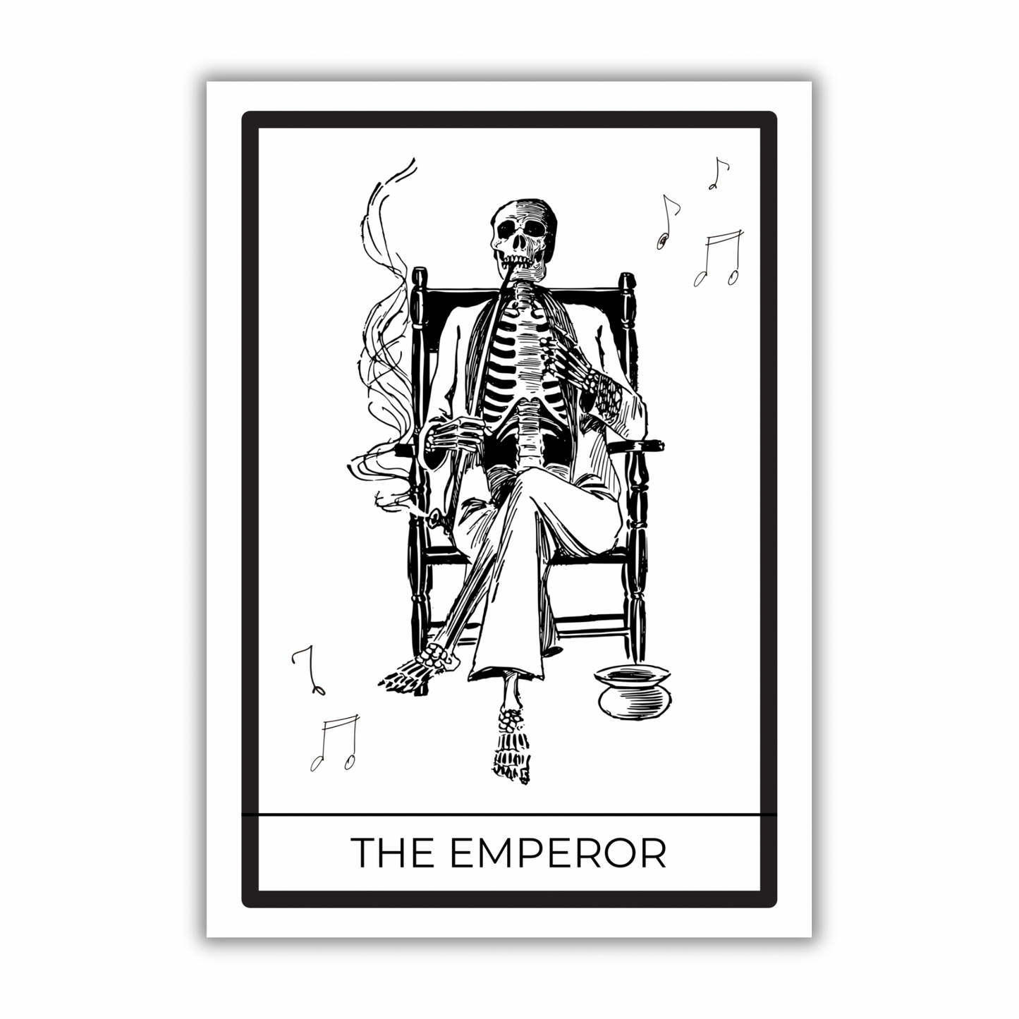 The Emperor Tarot Card Print A4/A5