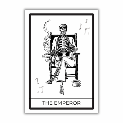 The Emperor Tarot Card Print A4/A5