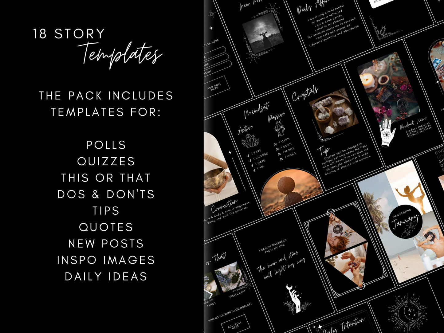 Mystic Instagram Template Kit for Canva